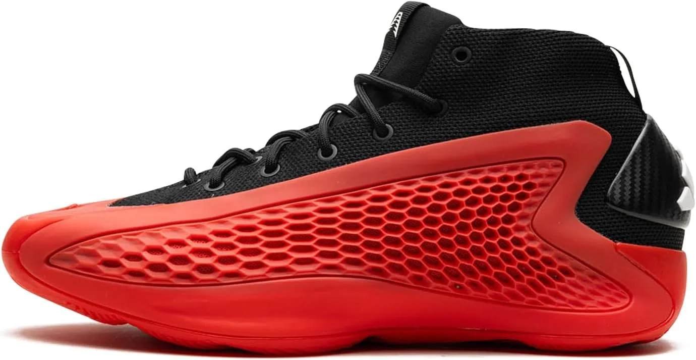 Adidas Anthony Edwards 1 Mid - Boys' Grade School (IG6611, Red/Black)