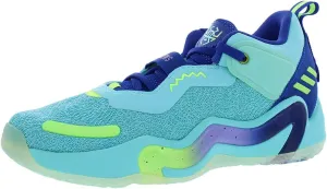 Adidas D.O.N Issue 3 GCA Unisex Shoes Size 15, Color: Pulse Aqua/Bold Blue/Bright Cyan