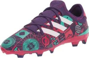 adidas Gamemode Knit Firm Ground Cleats_Legacy Soccer Shoe, Black, 4 US Unisex Big Kid