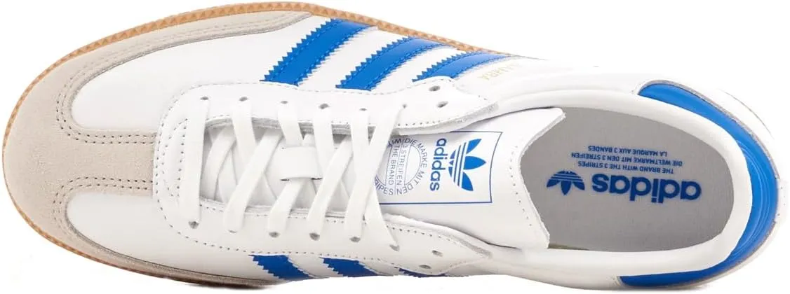 adidas Men's Ftwwht/Cblack Unisex Samba OG J FTWR whiteCore Black/GUM5 7 US