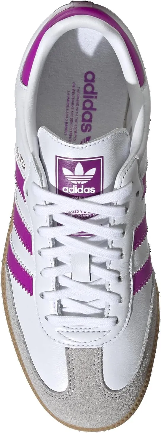 adidas Men's Ftwwht/Cblack Unisex Samba OG J FTWR whiteCore Black/GUM5 7 US