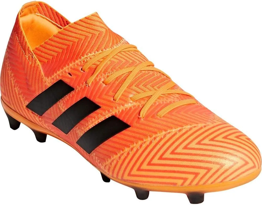 Adidas Nemeziz 18.1 Fg J Silver/White Soccer Shoes (DB2349)