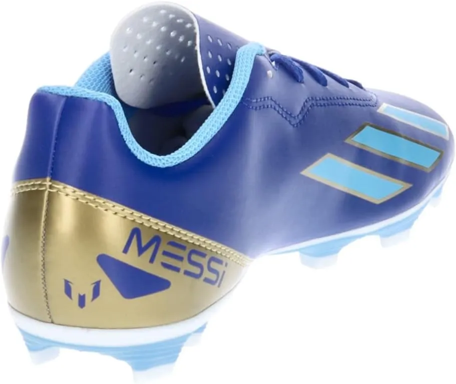 Adidas NLA42 Soccer Cleats, Junior X Crazy Fast Messi Club, FxG, Boys, Girls, 6.7 - 9.6 inches (17 - 24.5 cm)