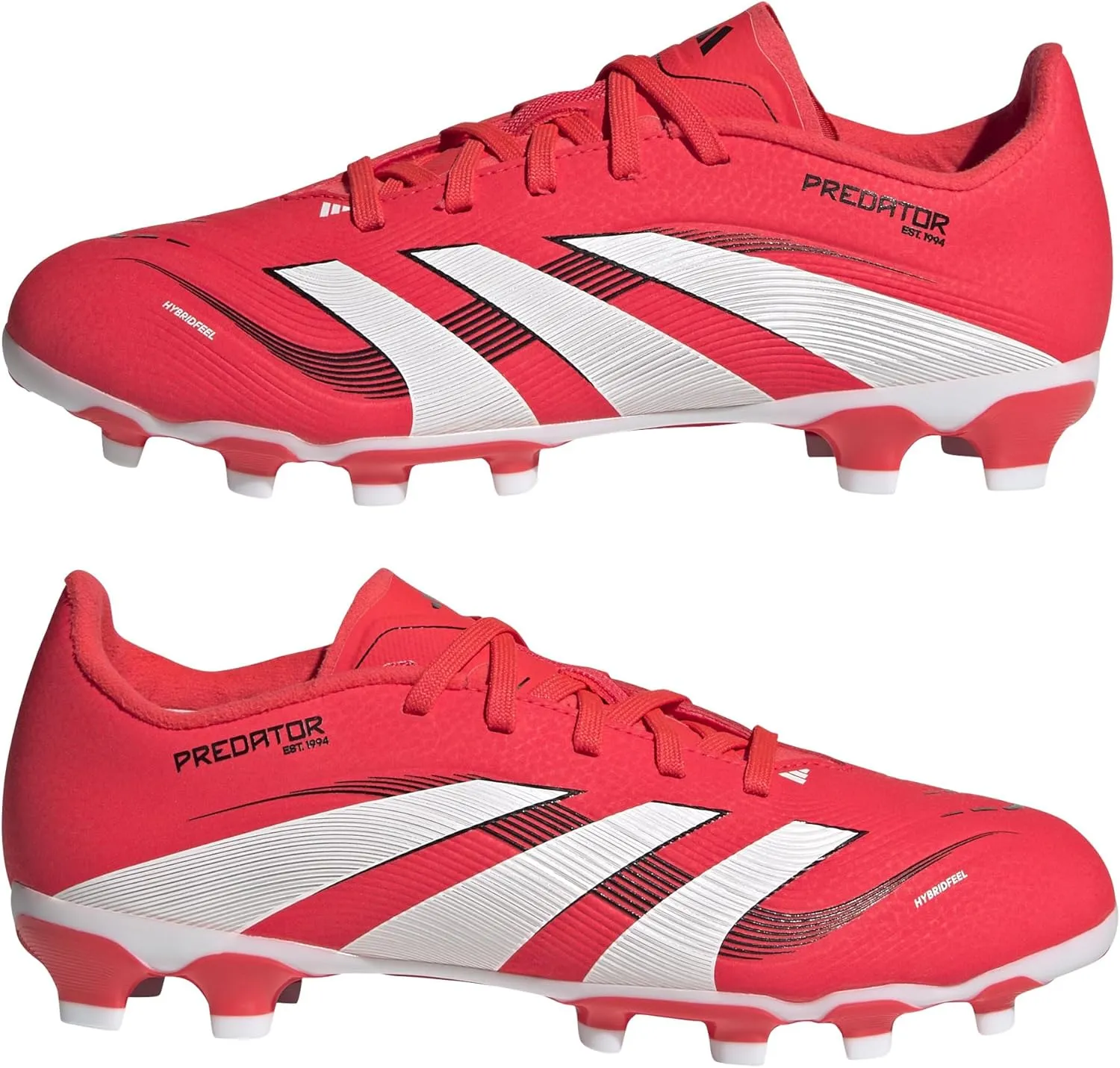 Adidas NLH26 Junior Predator League HG/AG Soccer Cleats, Boys, Girls, 6.7 - 9.6 inches (17 - 24.5 cm)
