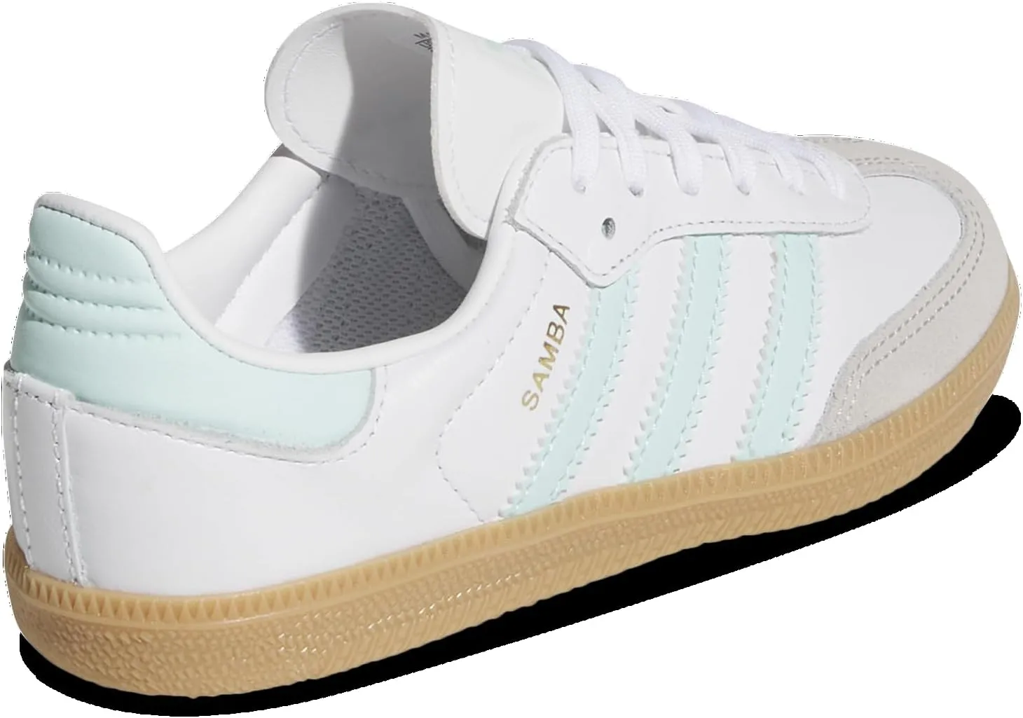 Adidas Originals Samba - Boys' Preschool (JP5485, White/Semi Flash Aqua/Gum)
