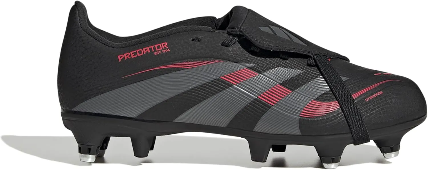 adidas Predator League Fold-Over Tongue Soft Ground Football Boots Kids, Football Boots Unisex Children