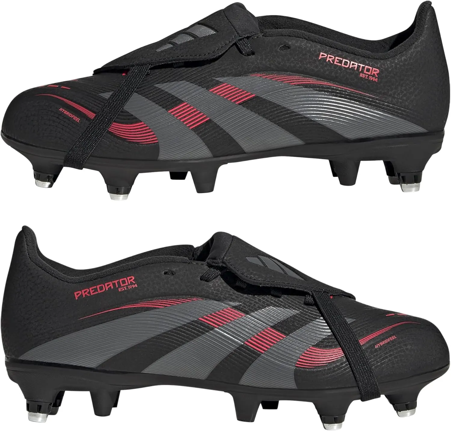 adidas Predator League Fold-Over Tongue Soft Ground Football Boots Kids, Football Boots Unisex Children