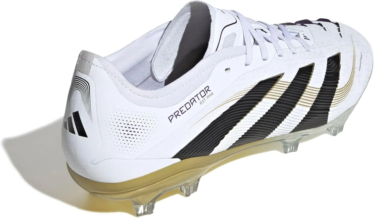 adidas Predator Pro Firm Ground Soccer Shoes - Unisex Goal Scoring Shoes with Grippy Rubber Fins for Ultimate Ball Control