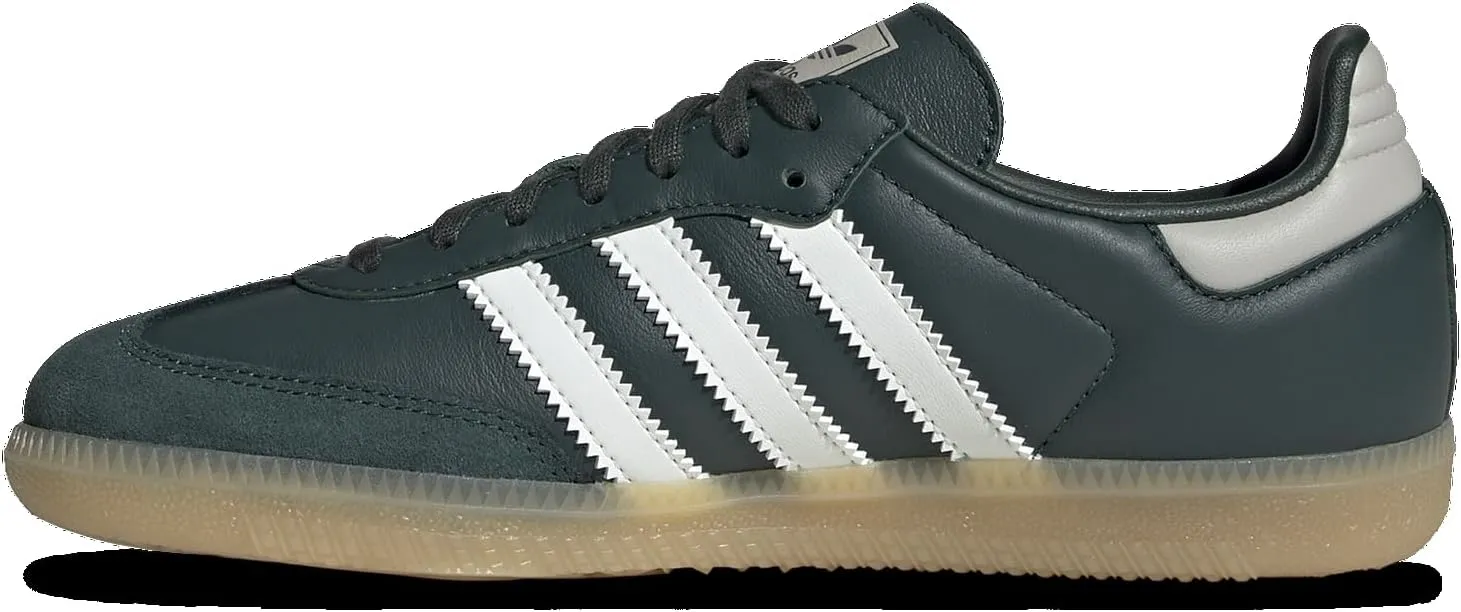 adidas Unisex-Child Ftwwht/Silgrn/Gum3 Samba OG J FTWR whiteCore Black/GUM5 6.5 US