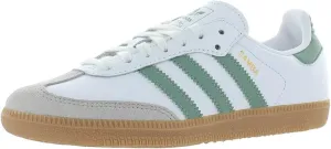 adidas Unisex-Child Ftwwht/Silgrn/Gum3 Samba OG J FTWR whiteCore Black/GUM5 6.5 US