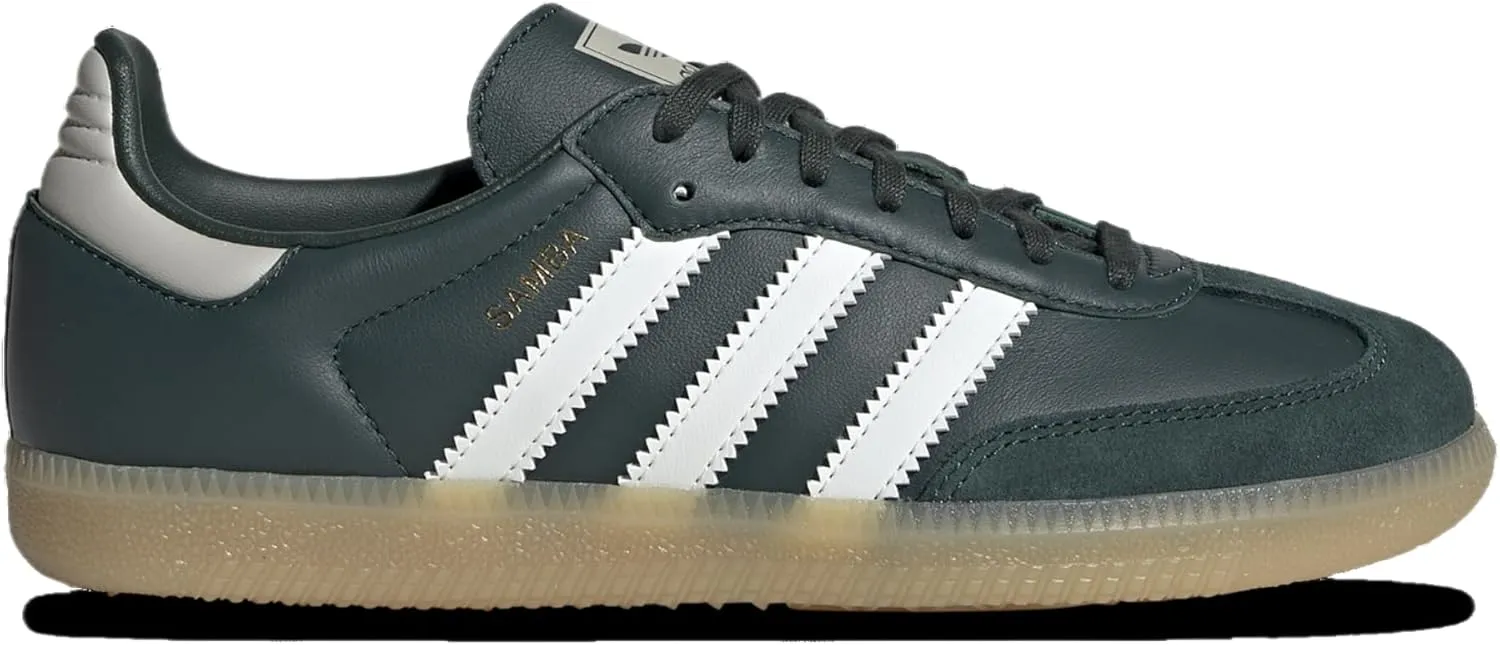 adidas Unisex-Child Ftwwht/Silgrn/Gum3 Samba OG J FTWR whiteCore Black/GUM5 6.5 US