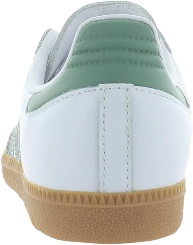 adidas Unisex-Child Ftwwht/Silgrn/Gum3 Samba OG J FTWR whiteCore Black/GUM5 6.5 US