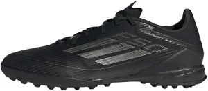 adidas Unisex F50 League Football Boots Turf Football Boots, Core Black/Iron Metallic/Gold Metallic (If1337), 11 Women/8.5 Men