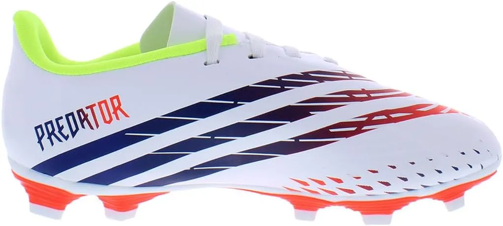 adidas Unisex Predator Edge.4 Flexible Ground Soccer Shoe - Kids Soccer Cleat