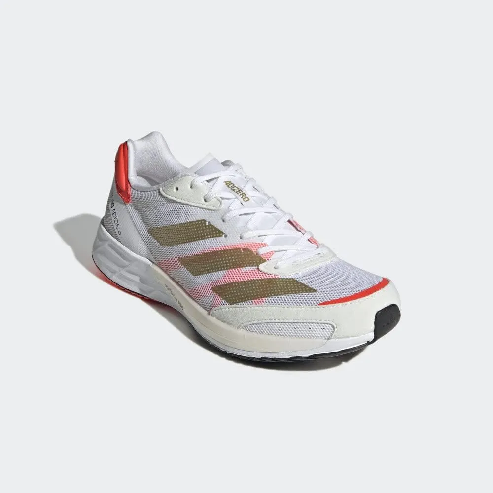 adidas Womens Adizero Adios 6 Running Shoes, Halo Mint/Sonic Ink/Signal Green