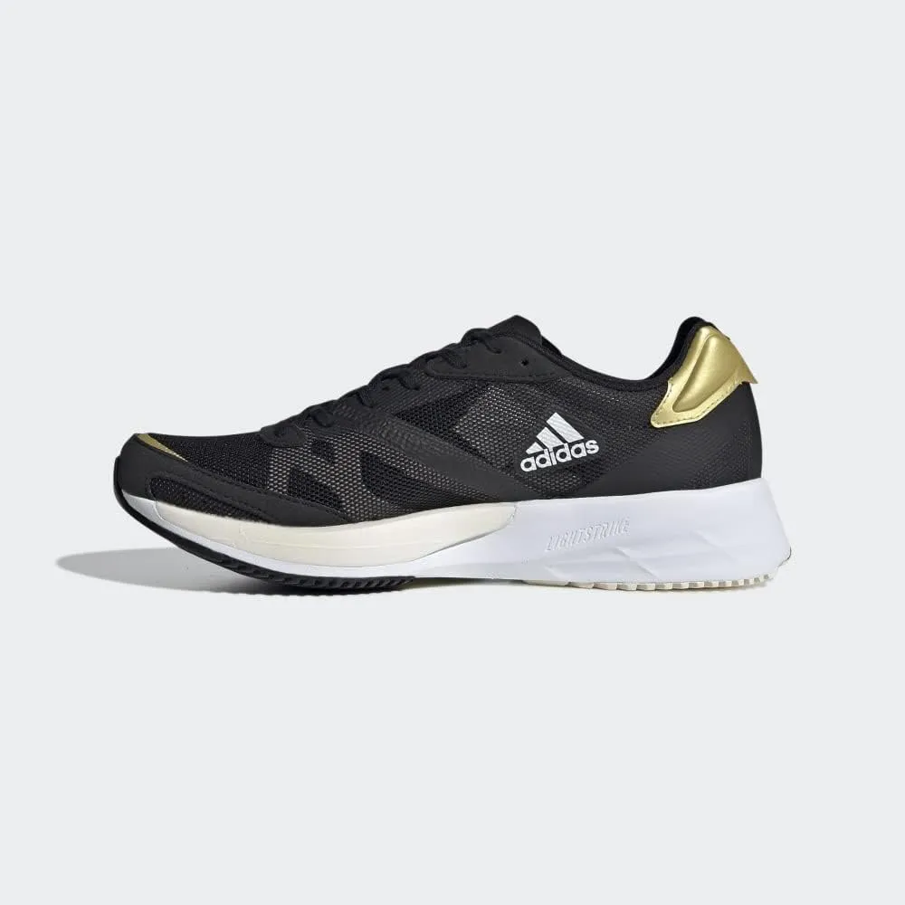 adidas Womens Adizero Adios 6 Running Shoes, Halo Mint/Sonic Ink/Signal Green