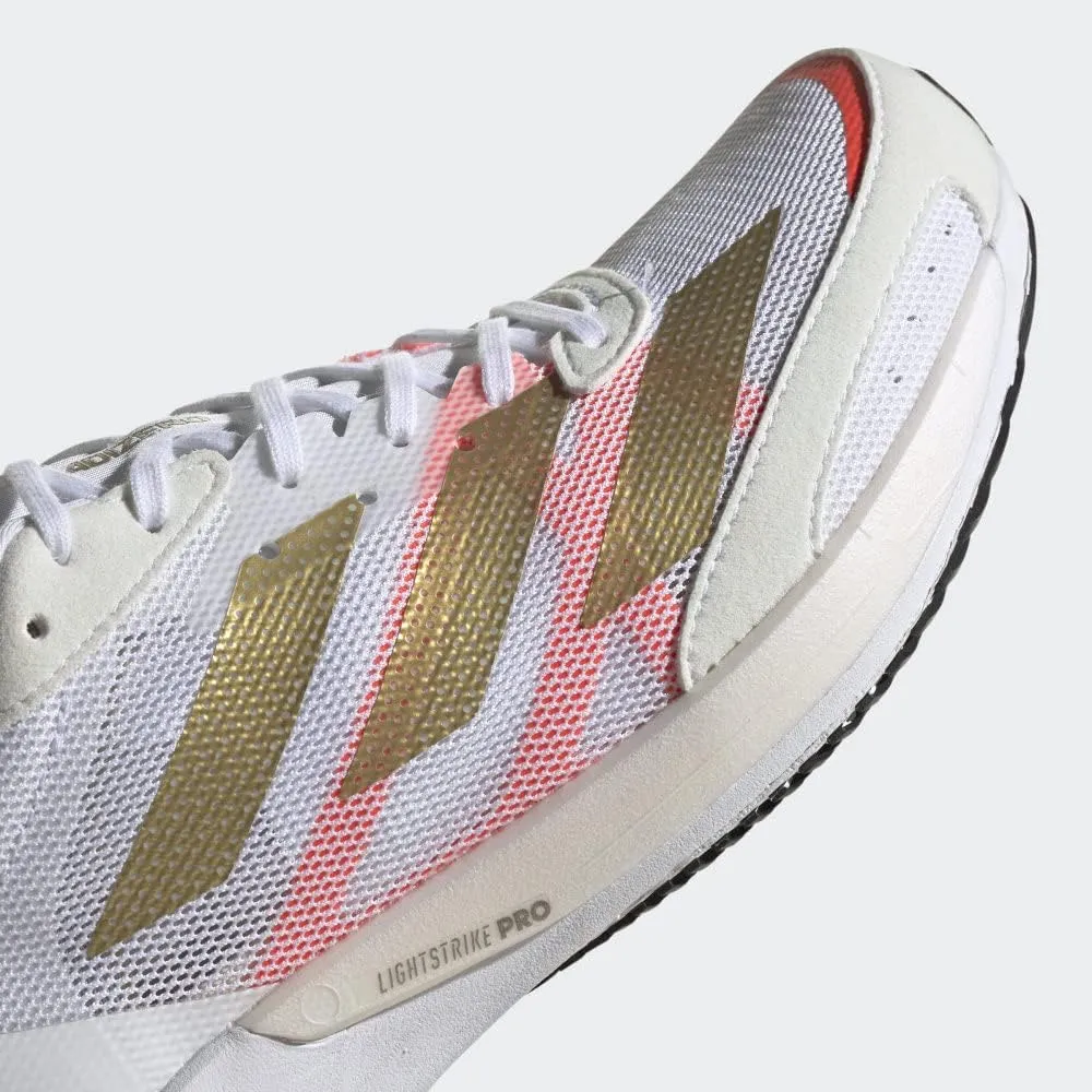adidas Womens Adizero Adios 6 Running Shoes, Halo Mint/Sonic Ink/Signal Green