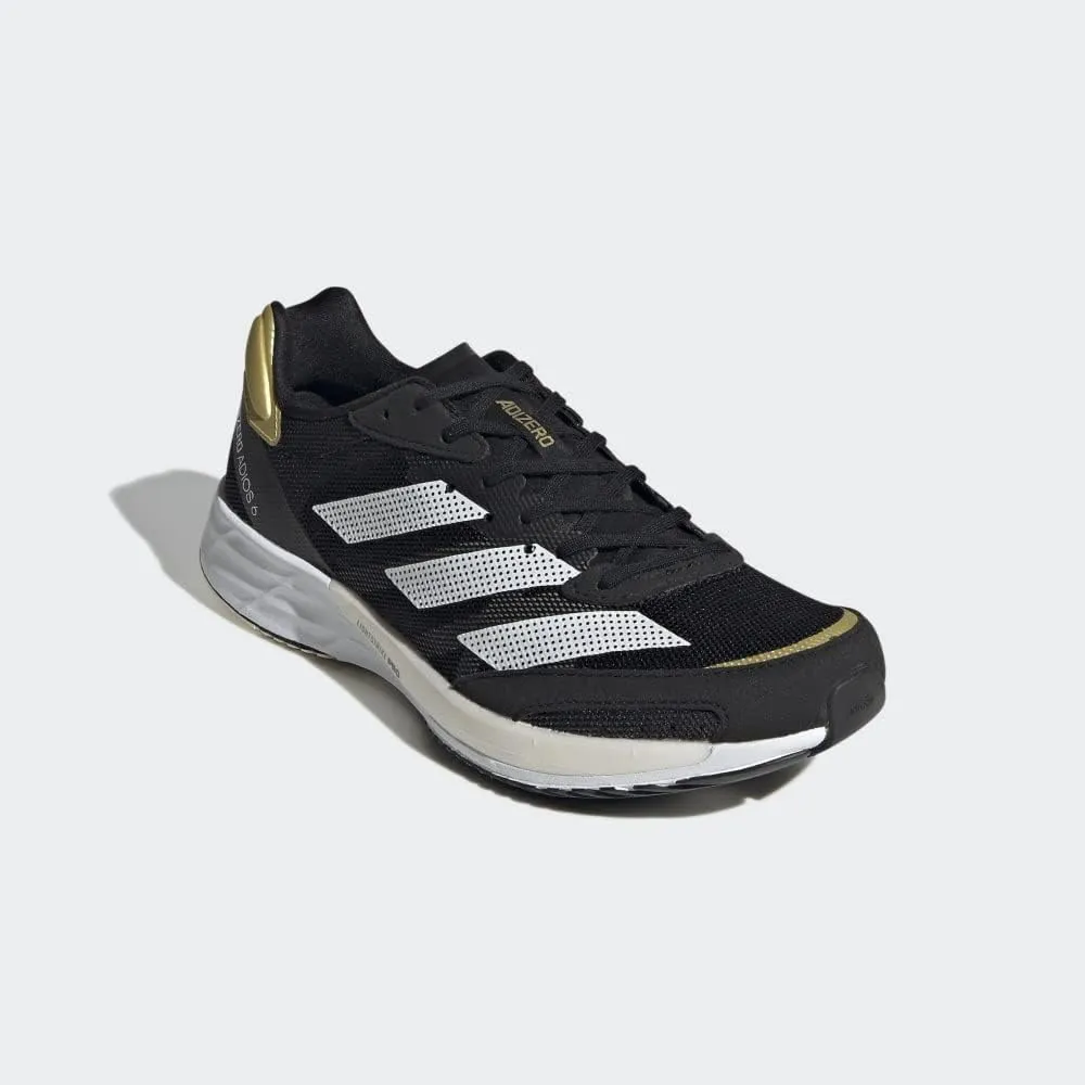 adidas Womens Adizero Adios 6 Running Shoes, Halo Mint/Sonic Ink/Signal Green