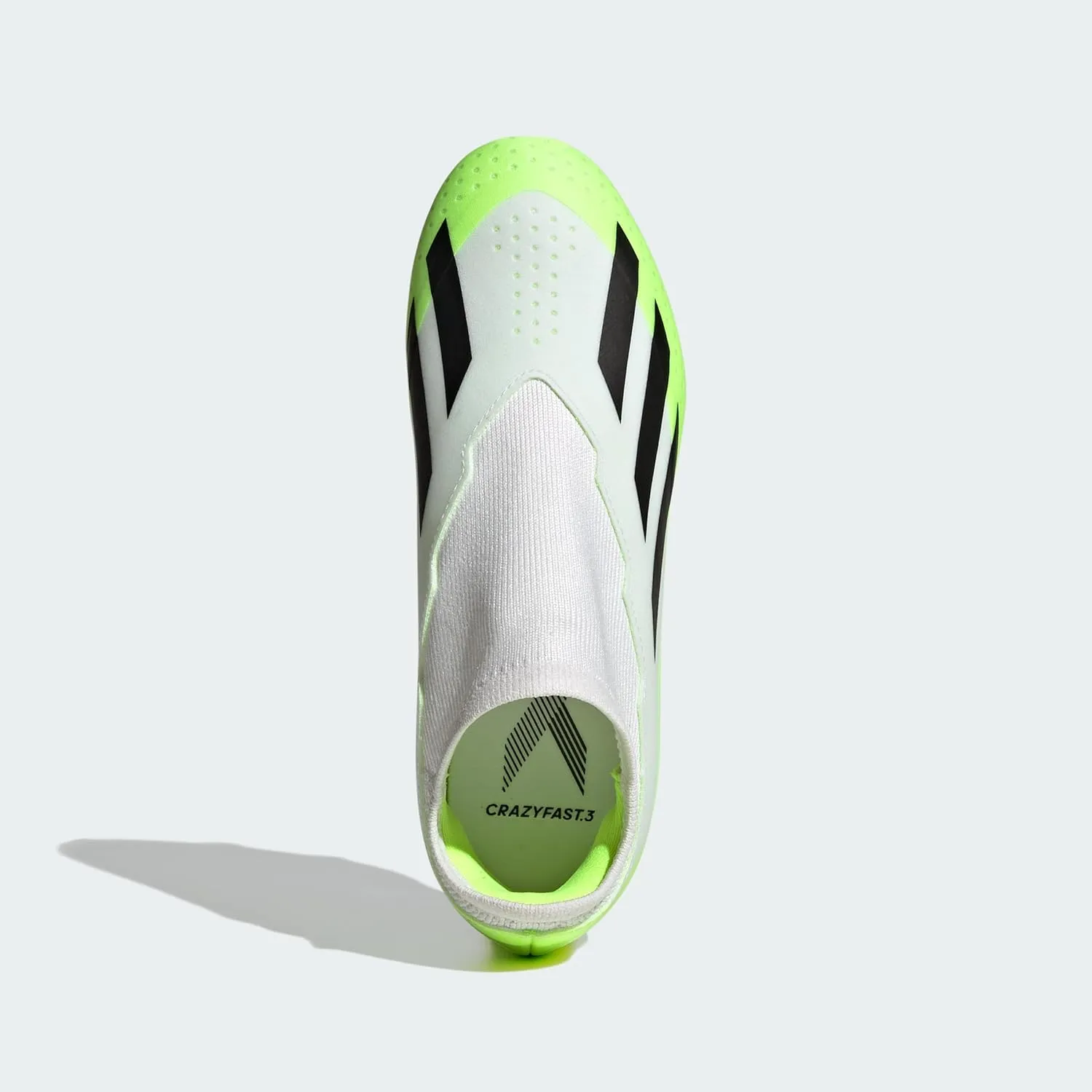 adidas X Crazyfast.3 Laceless Firm Ground Unisex Child Football Boots (Firm Ground)