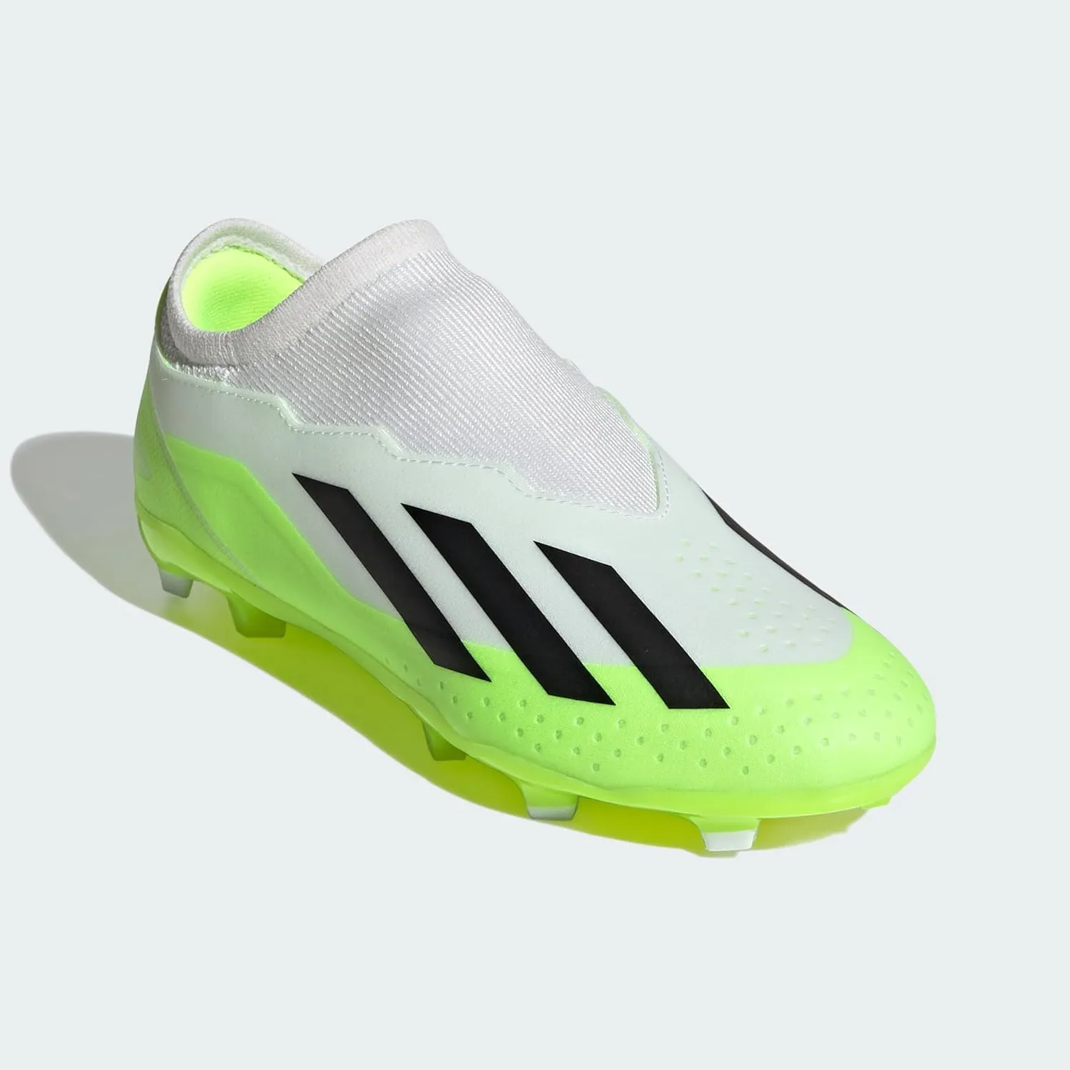 adidas X Crazyfast.3 Laceless Firm Ground Unisex Child Football Boots (Firm Ground)