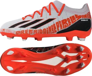 adidas Youth X Speedportal Messi.1 FG Cleats (Cloud White/Core Black/Solar Red, US Footwear Size System, Big Kid, Numeric, Medium, 5.5)