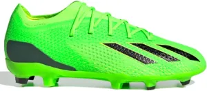 adidas Youth X SPEEDPORTAL.1 Firm Ground Cleats (Solar Green/Core Black/Solar Yellow, 6.0)