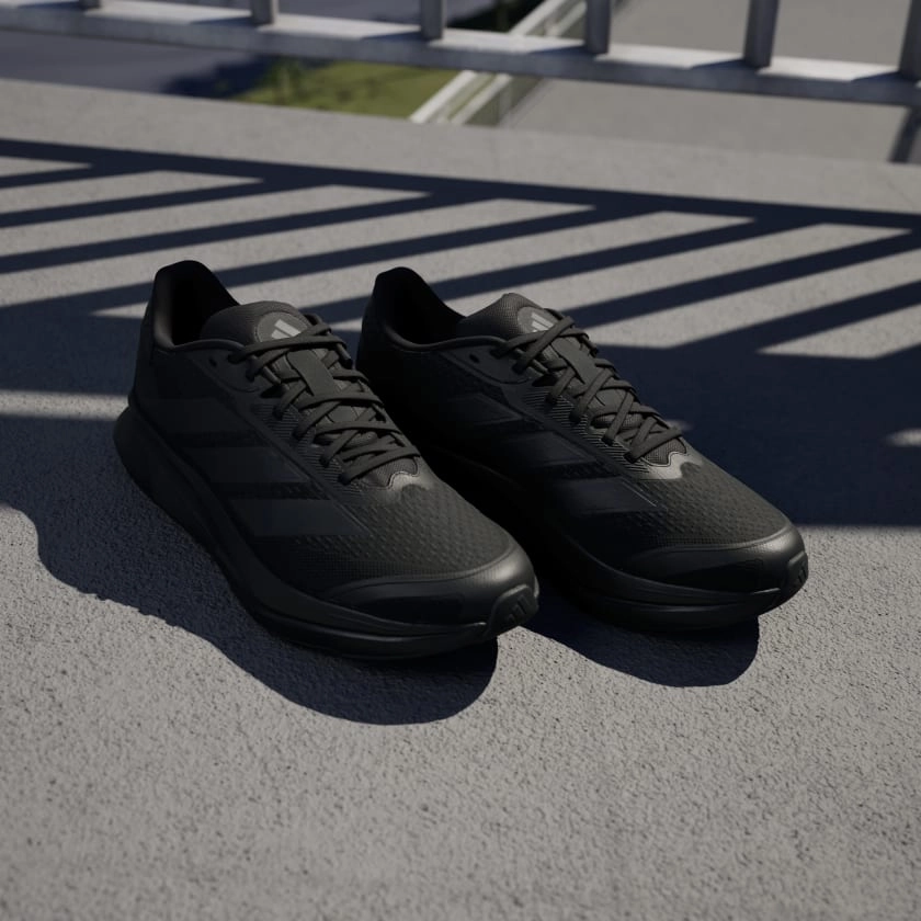 ADIDAS MEN'S DURAMO SL 2 TRIPLE BLACK RUNNING SHOES