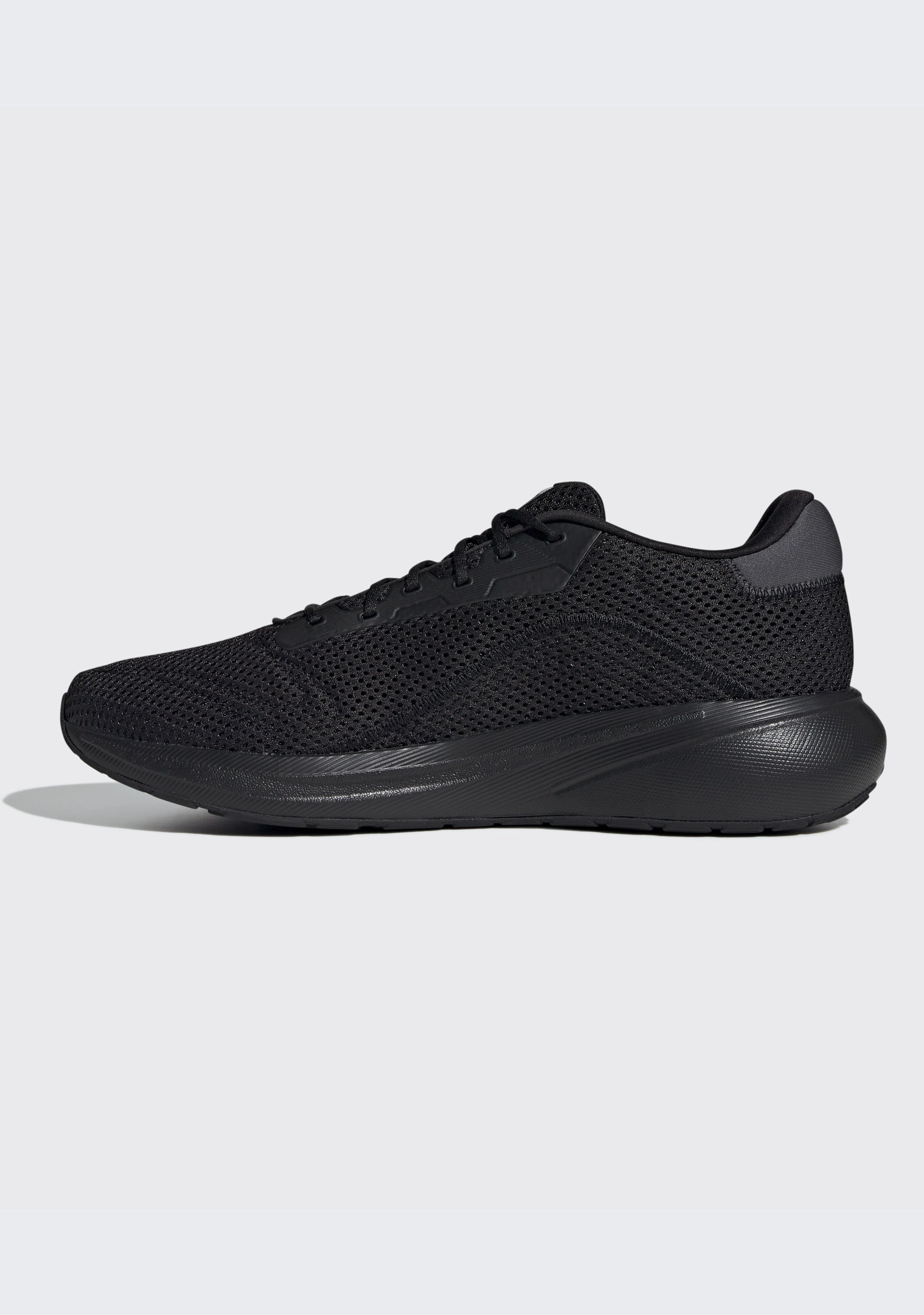 ADIDAS MEN'S RESPONSE RUN TRIPLE BLACK RUNNING SHOES