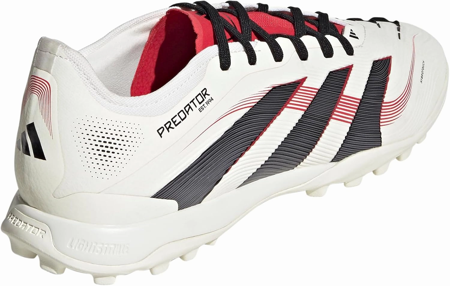 adidas Predator Pro Turf Soccer Shoes - Rubber Strikeskin Fins, HybridTouch Upper, Rubber Outsole, Sustainable Materials