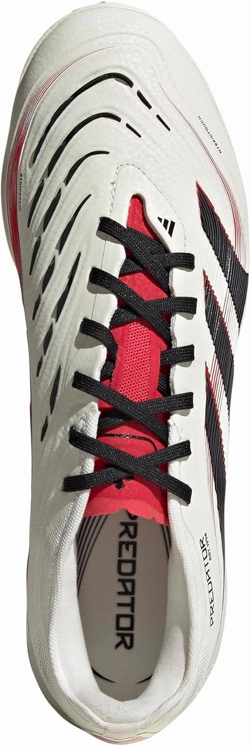 adidas Predator Pro Turf Soccer Shoes - Rubber Strikeskin Fins, HybridTouch Upper, Rubber Outsole, Sustainable Materials