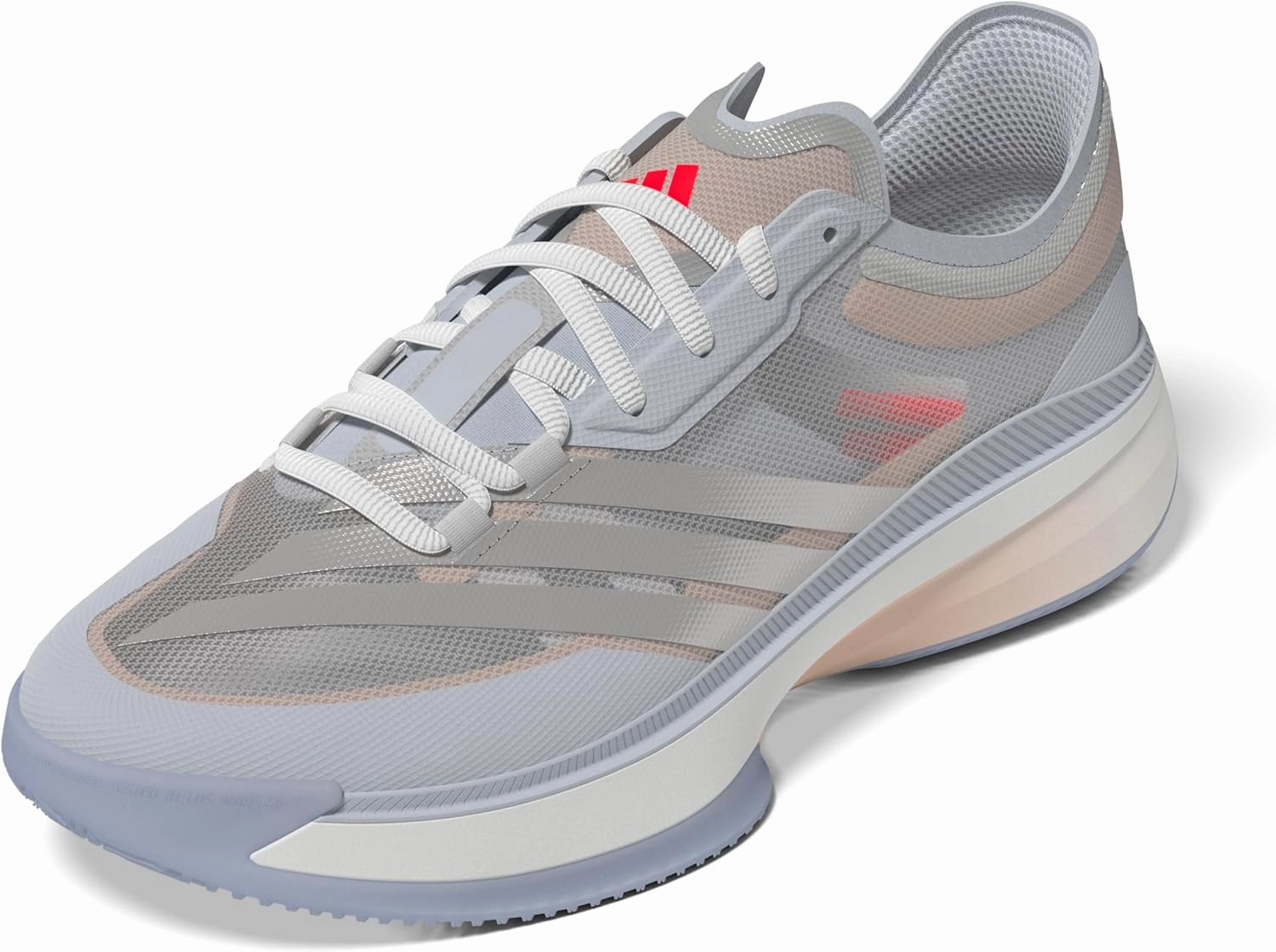 adidas Unisex Adizero Select 3.0 Basketball Sneaker, Halo Blue/Silver Metallic/Powder Coral, 18 US Men