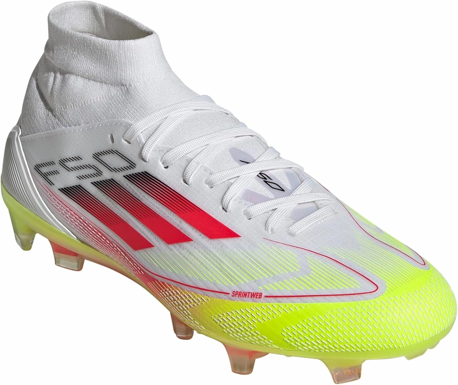 adidas Women's F50 Pro Firm Ground Mid Top Soccer Cleats Sneaker