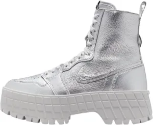 Air Jordan 1 Brooklyn Women's Boots (FJ5737-002, Metallic Silver/Metallic Silver/Neutral Grey) Size 5.5
