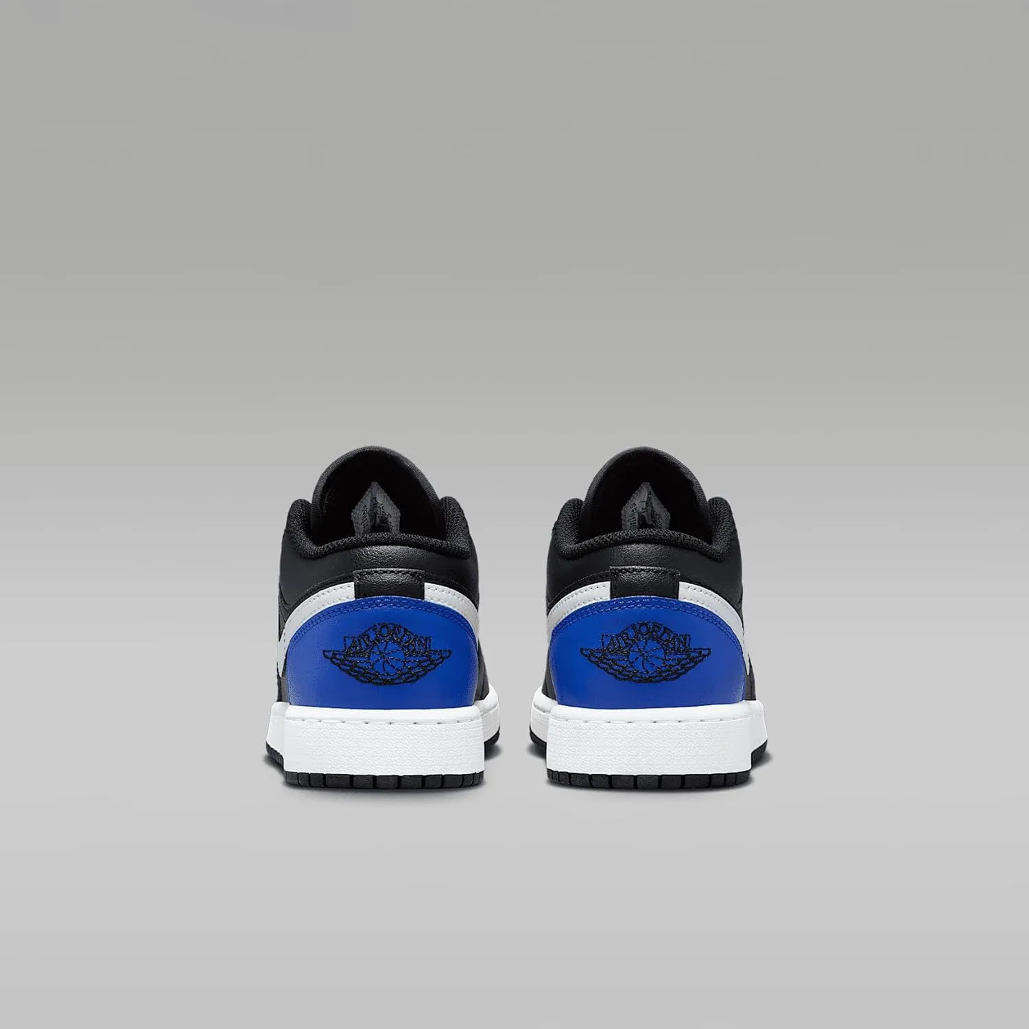 Air Jordan 1 Low Big Kids' Shoes (553560-042, Black/Game Royal/White)