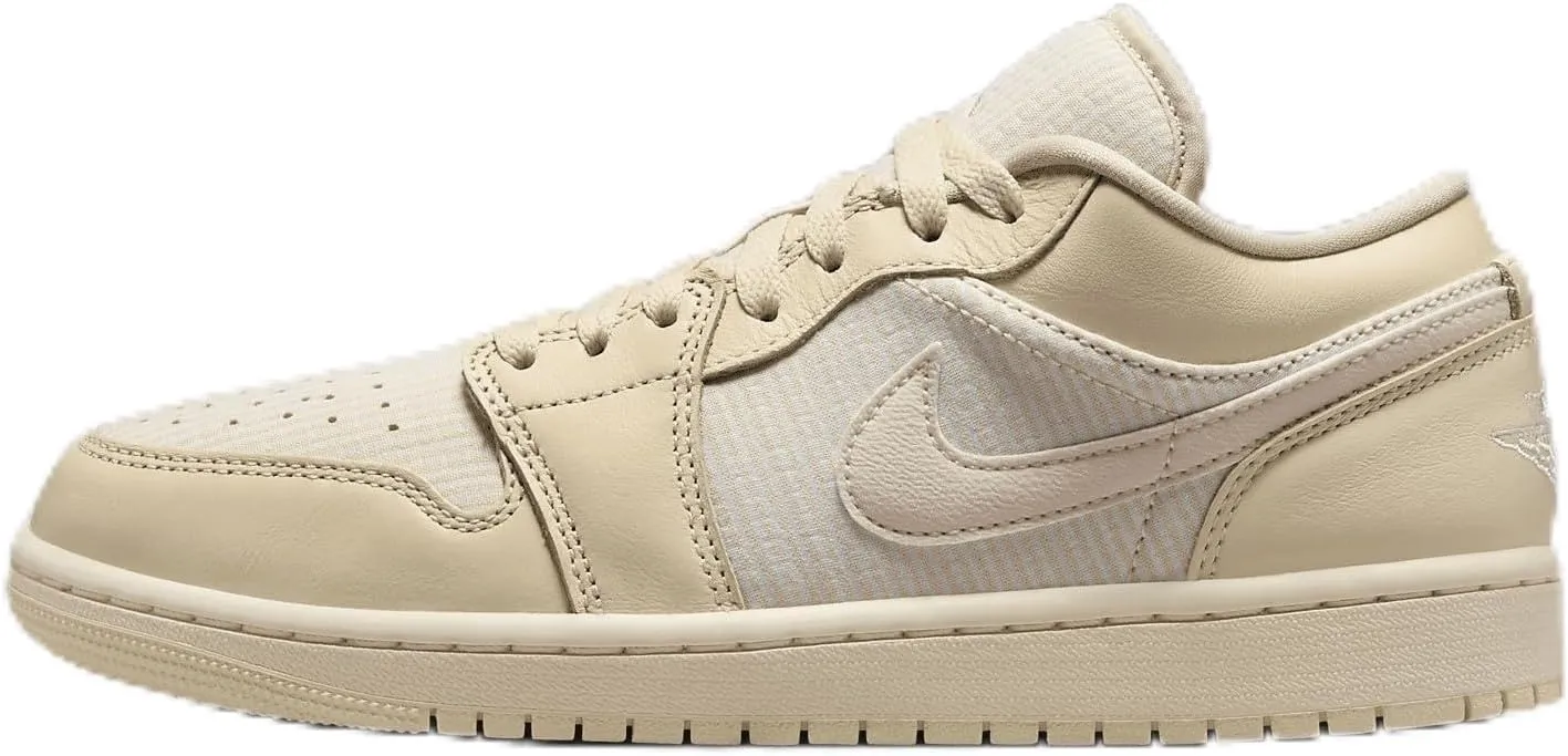 Air Jordan 1 Low SE Women's Shoes (FQ1925-100, Muslin/Sail/Coconut Milk/Legend Pink) Size 11.5