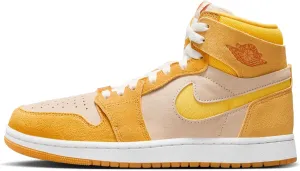Air Jordan 1 Zoom CMFT 2 Women's Shoes (FJ5743-700, Yellow Ochre/Pale Vanilla/Safety Orange) Size 9
