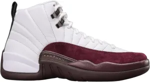 Air Jordan 12 Retro Sp Womens Shoes White/Black-Burgundy Crush Size-8.5