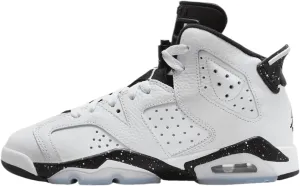 Air Jordan 6 Retro Big Kids' Shoes (White/Black)