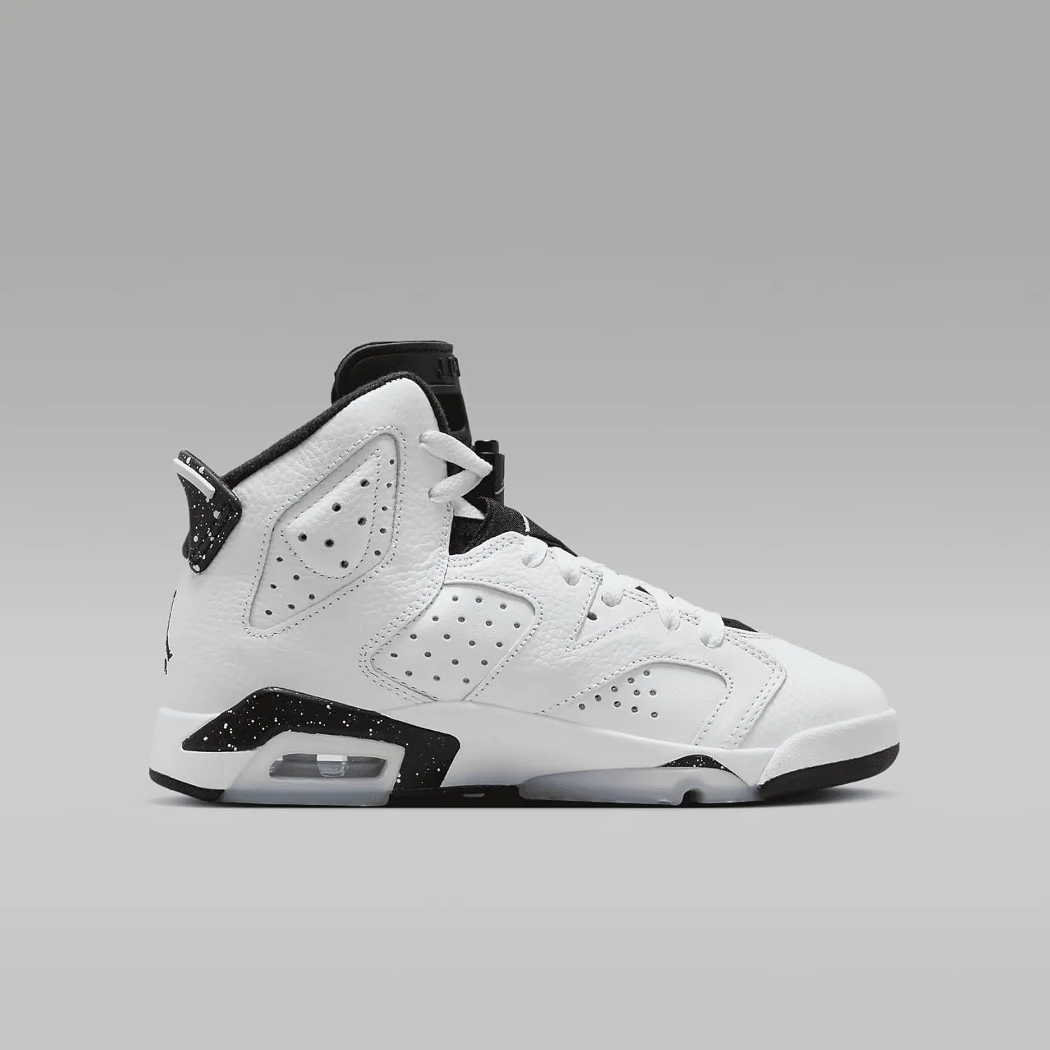 Air Jordan 6 Retro Big Kids' Shoes (White/Black)