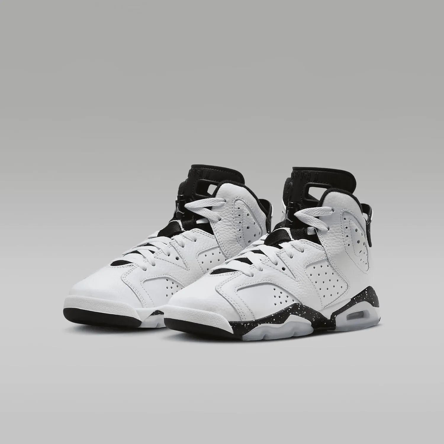 Air Jordan 6 Retro Big Kids' Shoes (White/Black)