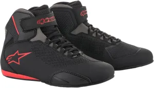 Alpinestars 25156181319 Sektor Vented Shoes - Black/Gray/Red - 9