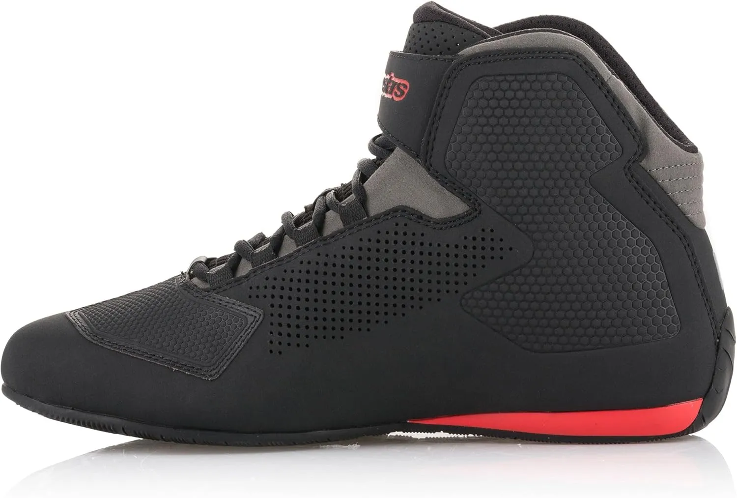 Alpinestars 25156181319 Sektor Vented Shoes - Black/Gray/Red - 9