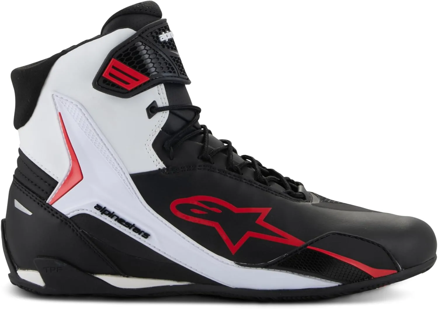Alpinestars Faster-4 Motorcycle Shoes, Lightweight & Breathable, Seamless Knitted Construction & Advanced Protection