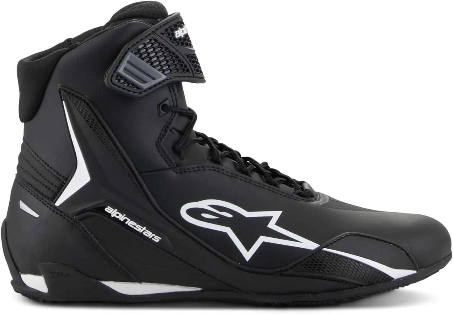 Alpinestars Faster-4 Motorcycle Shoes, Lightweight & Breathable, Seamless Knitted Construction & Advanced Protection