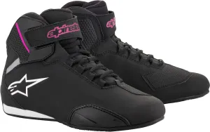 Alpinestars Women's Sektor Shoes (7) (BLACK/FUCHSIA)