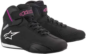 Alpinestars Women's Sektor Shoes (8.5) (BLACK/FUCHSIA)