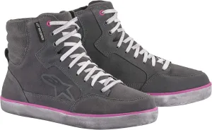 Alpinestars Women's Stella J-6 Waterproof Riding Shoes (8.5) (GREY/PINK)