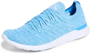 APL: Athletic Propulsion Labs Women's Techloom Wave Sneaker, Coastal Blue/Ice Blue/Mela, 7 Medium US