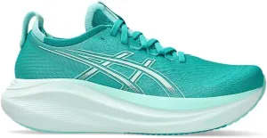 ASICS Women's Gel-Nimbus 27 Trainers, Wave Teal Illuminate Mint 1012b753 400, 13 Women
