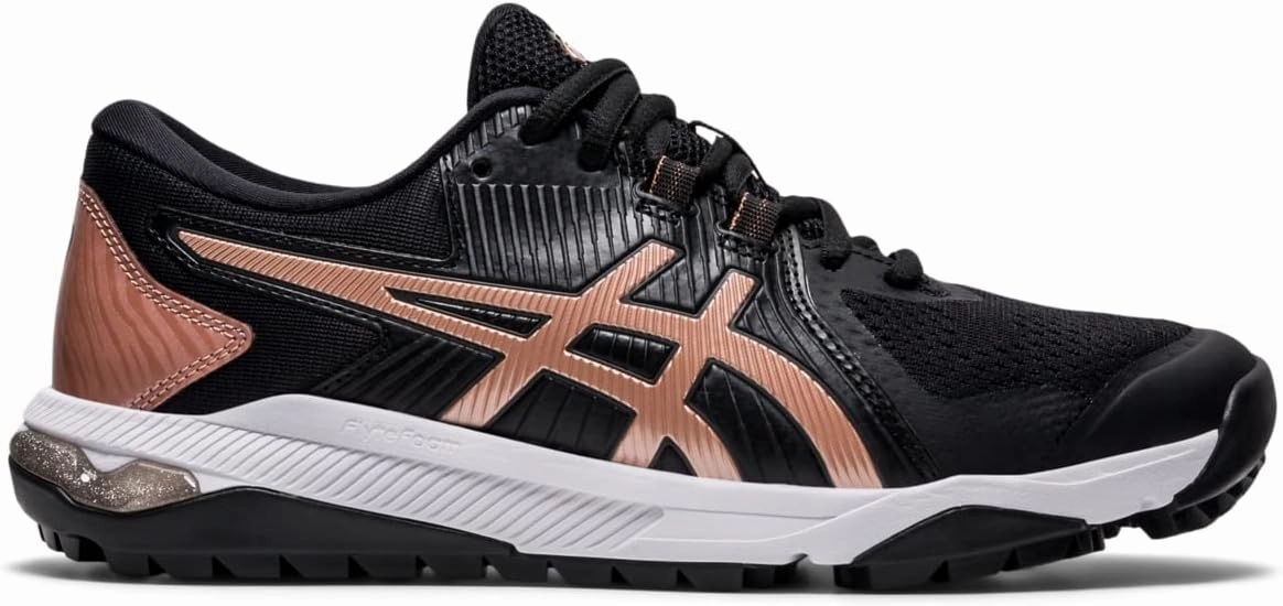 ASICS Women's GEL-Course Glide Golf Shoes, 10, BLACK/ROSE GOLD